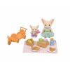 EPOCH Sylvanian Families Sauļošanās piknika komplekts - Fennec lapsas māsa un mazulis