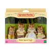 Epoch Sylvanian Families Valriekstu vāveru ģimenes figūru komplekts