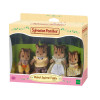 Epoch Sylvanian Families Valriekstu vāveru ģimenes figūru komplekts