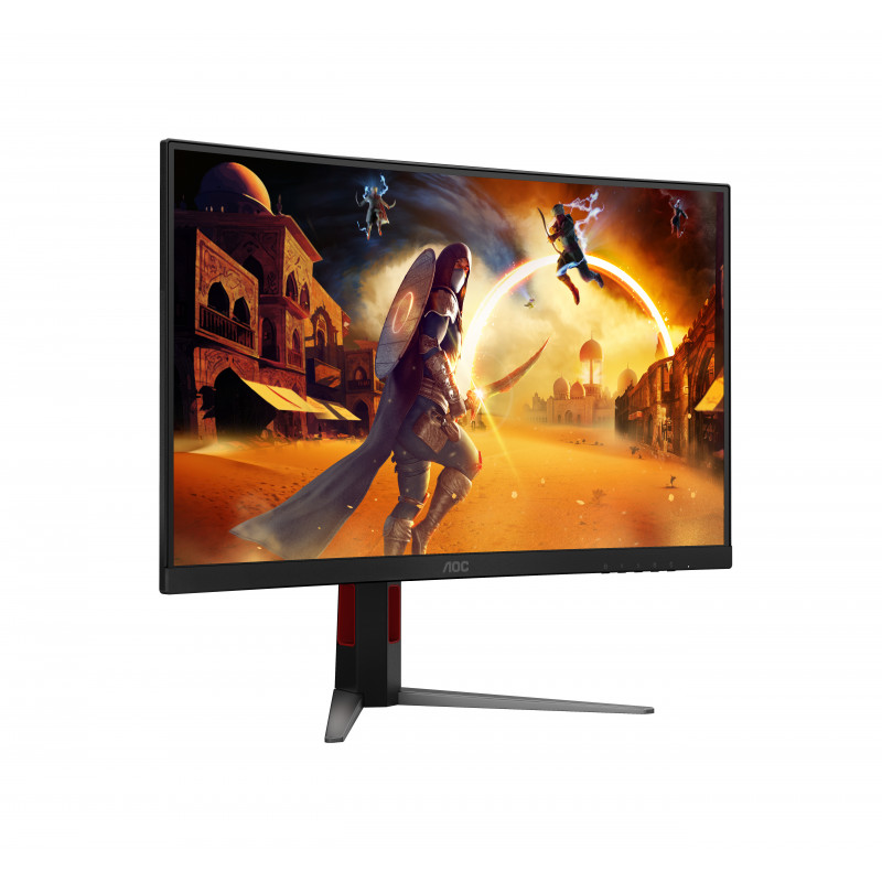 AOC CQ27G4Z2 27 inch QHD izliekts spēļu monitors - 240Hz Fast VA, 0.5ms MPRT, FreeSync Premium, regulējams augstums