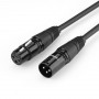 UGREEN 20710B XLR sieviešu uz XLR vīriešu mikrofona kabelis 2m melns