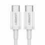 UGREEN US264 USB-C uz USB-C kabelis 60W PD 1,5m balts