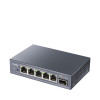 CUDY GS105ES1 5 portu Gigabit Light Managed Switch ar 1 SFP, 4 RJ45, VLAN, QoS, Desktop