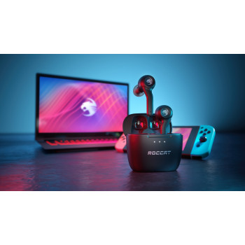 ROCCAT Burst Pro Air bezvadu optiskā spēļu pele, 19K DPI, RGB, Arctic White