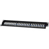 Intellinet 513487 24 portu Cat5e STP 1U Rackmount sadales panelis, melns