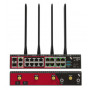 Opengear OM1308-8E-C rūpnieciskais Gigabit PoE+ slēdzis ar 8 portu seriālo serveri, 8x RS-232 (X1/X2 izvēles), 8x 10/100/1000BASE-T, 240W PoE budžets, DIN sliedei