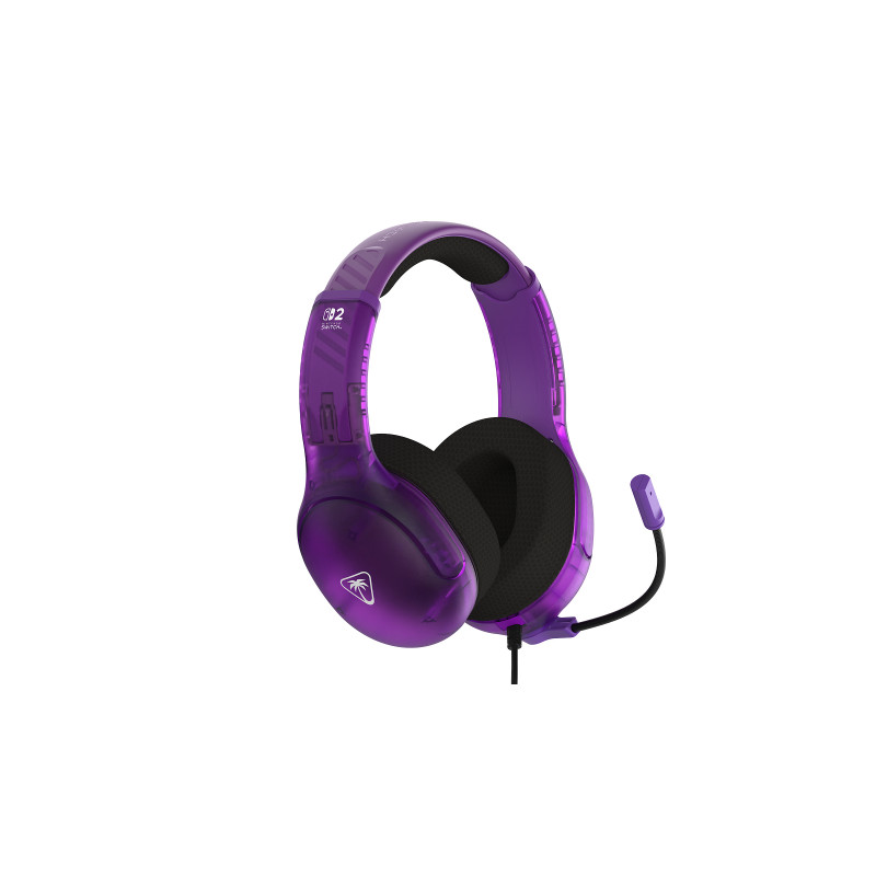 Turtle Beach TBS-8003-45 bezvadu spēļu austiņas ar 50mm Nanoclear draiveriem, 48 stundu akumulatoru, Flip-to-Mute mikrofonu, melna