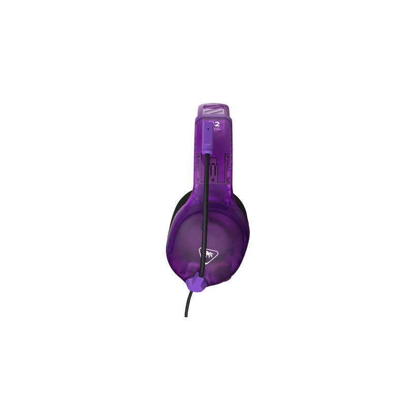 Turtle Beach TBS-8003-45 bezvadu spēļu austiņas ar 50mm Nanoclear draiveriem, 48 stundu akumulatoru, Flip-to-Mute mikrofonu, melna