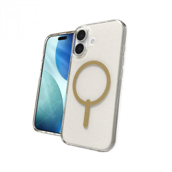ZAGG Milan Snap Maciņš iPhone 17 – Glitter Gold