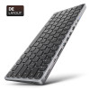 AXAGON HMC-KB-GE USB-C 5Gbps tastatūra ar 9-in-1 centrmezglu, vācu izkārtojums, HDMI 4K, Gigabit Ethernet, 100W PD, karšu lasītājs, melna