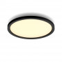 Philips Hue Aurelle apaļais paneļa gaismeklis melns - viedie LED griestu gaismekļi, White Ambiance, 2200 lm, Bluetooth un Zigbee