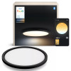 Philips Hue Aurelle apaļais paneļa gaismeklis melns - viedie LED griestu gaismekļi, White Ambiance, 2200 lm, Bluetooth un Zigbee