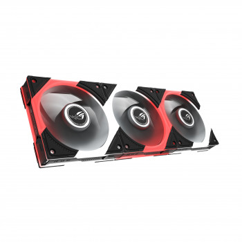 ASUS ROG Eurux GR120 ARGB 120mm korpusa ventilators 3-in-1 komplekts melns