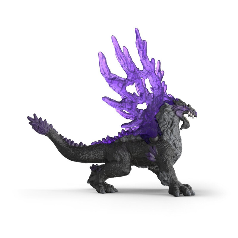 Schleich Eldrador Creatures Ēnu pūķa rotaļu figūra, kustīgi spārni, ar roku krāsota, 7-12 gadi