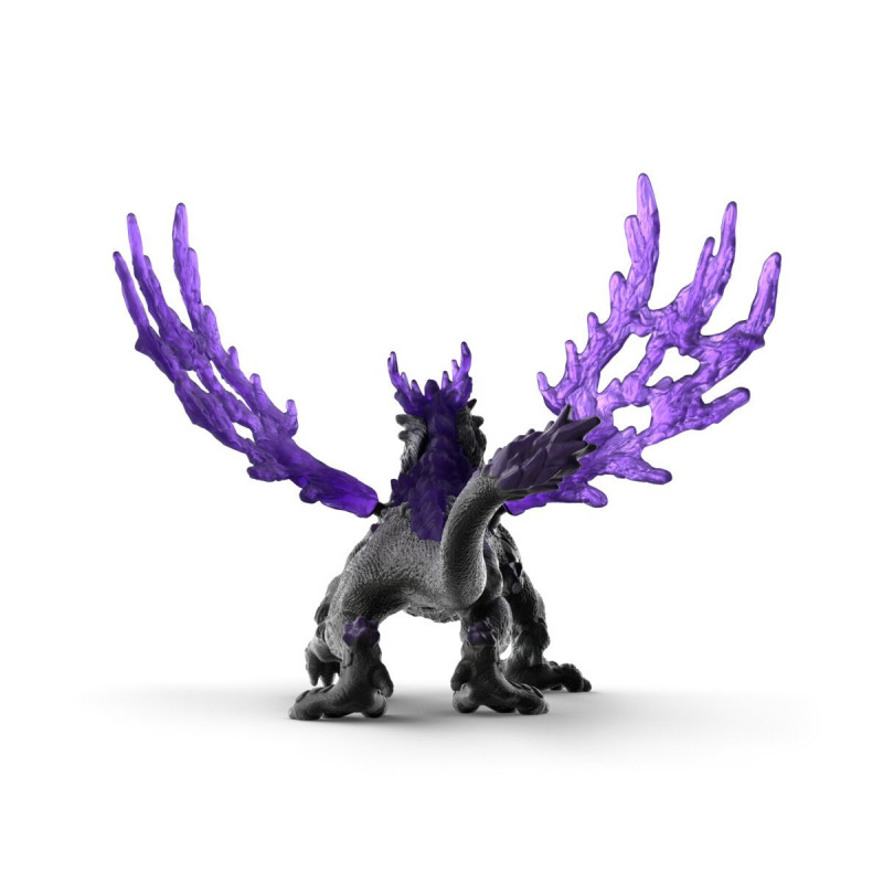 Schleich Eldrador Creatures Ēnu pūķa rotaļu figūra, kustīgi spārni, ar roku krāsota, 7-12 gadi
