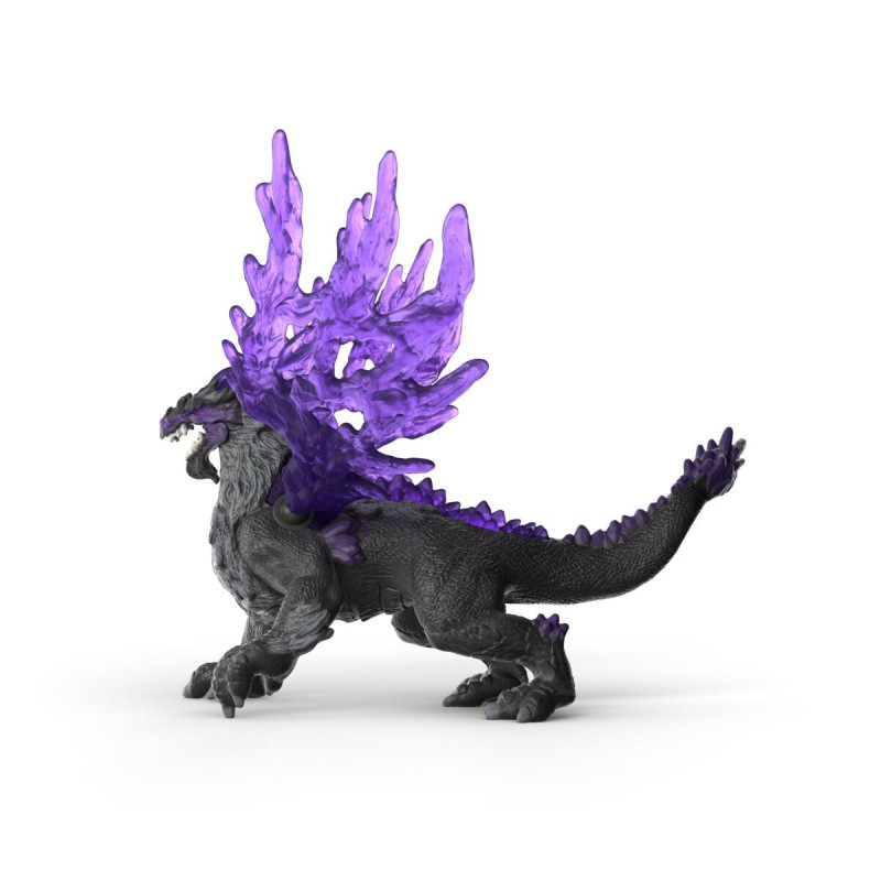 Schleich Eldrador Creatures Ēnu pūķa rotaļu figūra, kustīgi spārni, ar roku krāsota, 7-12 gadi