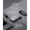 ICY BOX 12-in-1 Diamond Dock USB-C dokstacija ar diviem 4K displejiem, 100W jaudas padevi, Gigabit Ethernet un karšu lasītāju
