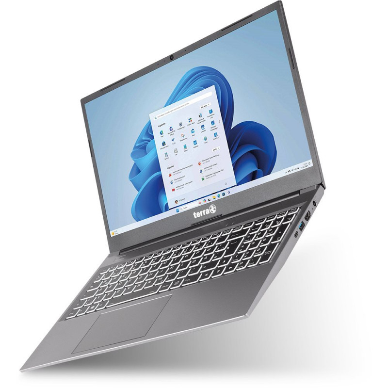 WORTMANN AG TERRA MOBILE 1517R US - 15,6 inch Full HD IPS portatīvais dators, Intel Core i5-1135G7, 8GB RAM, 250GB SSD, Windows 10 Pro, Wi-Fi 6, melns