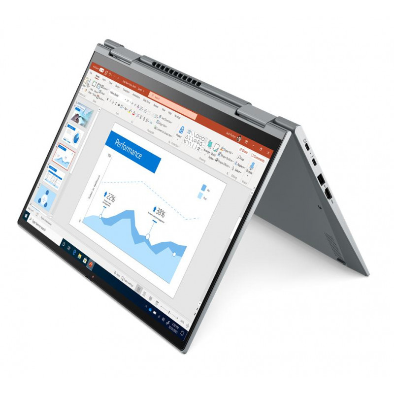 Atjaunots Lenovo ThinkPad X1 Yoga Gen 6 14 inch 2-in-1 konvertējams portatīvais dators - Intel Core i7-1185G7, 32GB RAM, 512GB SSD, Intel Iris Xe Graphics, Windows 11 Pro, Storm Grey