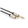 UGREEN 3,5 mm vīriešu uz 3,5 mm vīriešu TRS audio kabelis 5 m pelēks (10630)