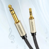 UGREEN 3,5 mm vīriešu uz 3,5 mm vīriešu TRS audio kabelis 5 m pelēks (10630)
