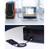 UGREEN 3,5 mm vīriešu uz 3,5 mm vīriešu TRS audio kabelis 5 m pelēks (10630)
