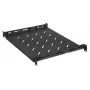 Intellinet statīvs - plaukts - ar regulējamām sliedēm, fiksēts stiprinājums - melns, RAL 9004 - 1U - 48,3 cm (19)
