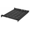 Intellinet statīvs - plaukts - ar regulējamām sliedēm, fiksēts stiprinājums - melns, RAL 9004 - 1U - 48,3 cm (19)