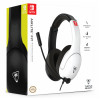 Turtle Beach Airlite Fit austiņas NS melnbaltas - vadu virsauss austiņas spēlēm ar Flip-to-Mute mikrofonu
