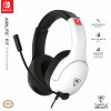 Turtle Beach Airlite Fit austiņas NS melnbaltas - vadu virsauss austiņas spēlēm ar Flip-to-Mute mikrofonu