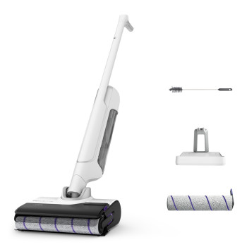 Rowenta GZ7540 X-Clean 10 bezvadu mitrā un sausā putekļsūcējs, 60 min darbības laiks, pašattīrošs un pašizžūstošs, LED displejs, 3 režīmi, 0,9L tīrā ūdens tvertne