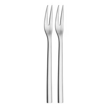 WMF Nuova pasniegšanas dakšiņu komplekts 2 gab., Cromargan nerūsējošais tērauds 18/10, pulēts, 18,5 cm, trauku mazgājamā mašīnā mazgājams 1291496042