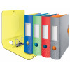 LEITZ Active Urban Chic Lever Arch File A4 82 mm gaiši sarkans poli foam Duo-Optik noapaļots mugurkauls (1116-00-20)