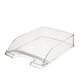 LEITZ Dokumentu paplāte Transparent Plus, DIN A4, caurspīdīga polistirola, augsta spīduma, sakraujama vertikāli vai ar nobīdi 5226-00-02