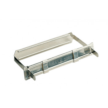 Leitz metāla dokumentu stiprinājums ar 2 slīdņiem standarta 80 mm perforācijai, sudraba, 50 gab. (3068-00-00)