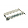 Leitz metāla dokumentu stiprinājums ar 2 slīdņiem standarta 80 mm perforācijai, sudraba, 50 gab. (3068-00-00)