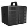 ICY BOX IB-3710-C31 10 nodalījumu USB 3.2 Gen 2 JBOD korpuss 2,5 collu/3,5 collu SATA HDD/SSD, Single Mode, USB-C uz C kabelis, 200 W barošanas bloks, melns