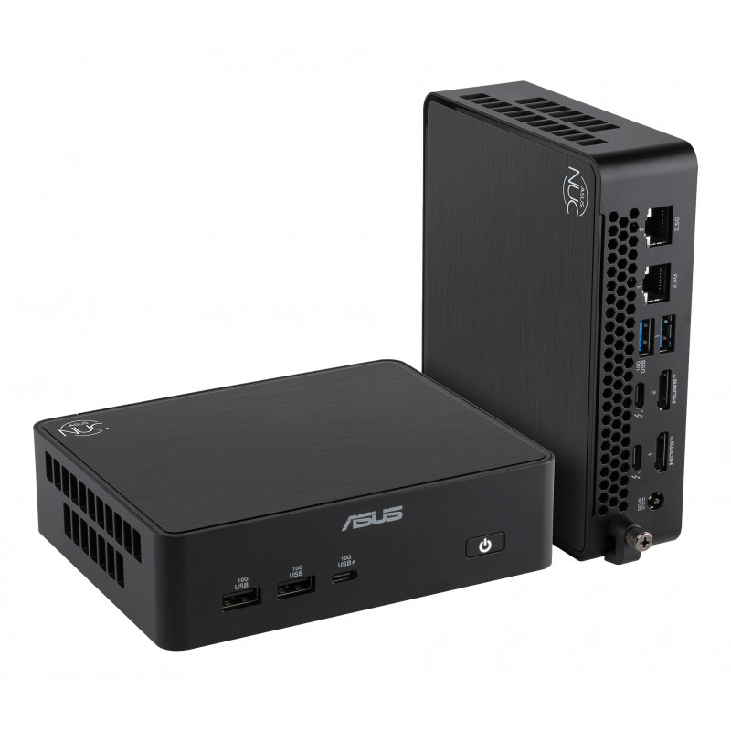 ASUS NUC 16 Pro RNUC16GDKU7684N2 Mini dators, Intel Core Ultra 7 356H, 32GB RAM, 1TB SSD, Wi-Fi 6E, melns 90AS00Q1-M002L0