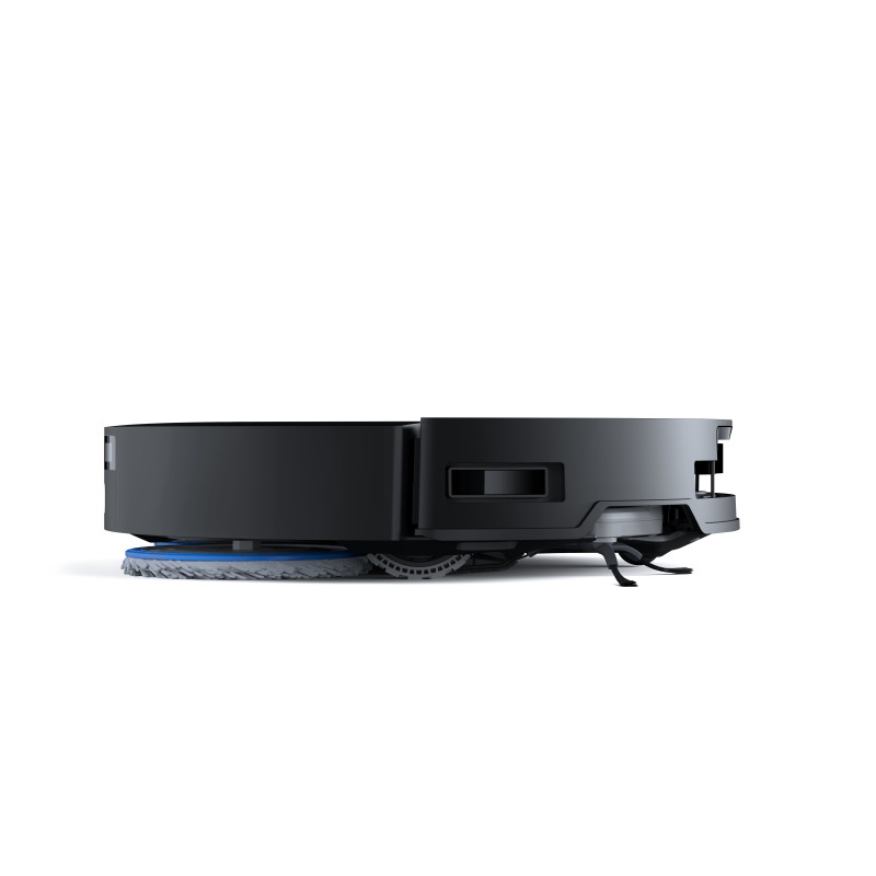 Ecovacs Deebot T50 Omni robota putekļsūcējs ar automātisko iztukšošanas staciju, 8000 Pa sūkšanas jauda, mopa mazgāšana ar karstu ūdeni, TrueMapping 2.0, AIVI 3D 2.0, melns DDX57
