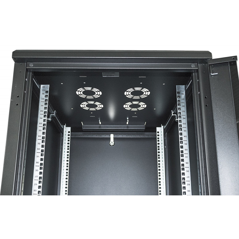 Intellinet sienas skapis 22U 19 inch melns RAL 9005, 600x600x1080 mm 713603