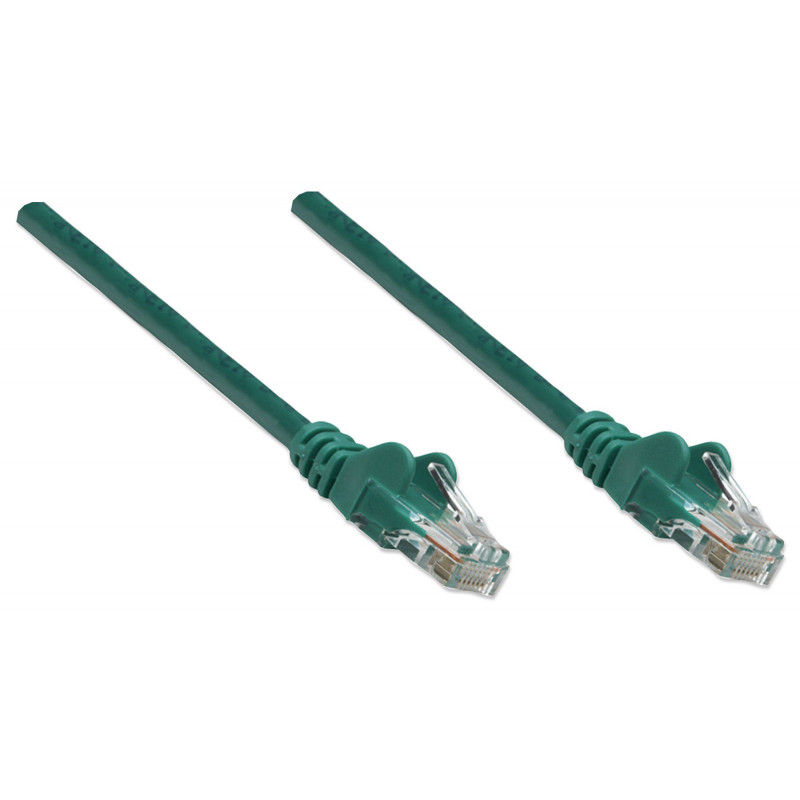 Intellinet Cat6 UTP savienojuma kabelis, RJ45, liets, 7,5 m, zaļš 342520