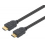 MANHATTAN CL3 4K@60Hz ātrdarbības HDMI kabelis ar Ethernet iekšsienas instalācijām, 5 m, melns (356978)