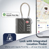 Cellularline TRACY LOCK viedā pakaramā atslēga ar Bluetooth izsekotāju, izmantojot Apple Find My, melna 61302