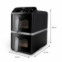 Philips Ovi Stacked Dual Basket 4000 fritieris 9L 2700W melns un sudraba NA461/00