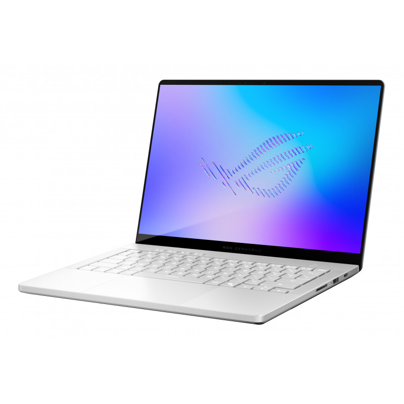 ASUS ROG Zephyrus G14 GU405AP-SY005W Copilot+ PC spēļu klēpjdators, 14 collu WQXGA+ OLED 120Hz, Intel Core Ultra 9 386H, 32GB LPDDR5x, 1TB SSD, GeForce RTX 5070 8GB, Windows 11 Home, vācu QWERTZ tastatūra