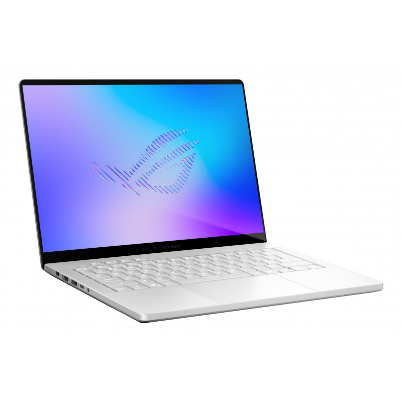 ASUS ROG Zephyrus G14 GU405AP-SY005W Copilot+ PC spēļu klēpjdators, 14 collu WQXGA+ OLED 120Hz, Intel Core Ultra 9 386H, 32GB LPDDR5x, 1TB SSD, GeForce RTX 5070 8GB, Windows 11 Home, vācu QWERTZ tastatūra