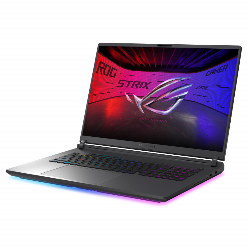 ASUS ROG Strix G18 G815LW-SA358W spēļu portatīvais dators, 18 collu WQXGA Mini LED 240Hz, Intel Core Ultra 9 290HX Plus, GeForce RTX 5080 16GB, 64GB DDR5, 1TB SSD, Windows 11 Home, vācu QWERTZ tastatūra