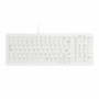 CHERRY Active Key MedicalKey AK-C7000F-U1-W/UK vadu USB klaviatūra, balta/gaiši pelēka, IP68 noslēgta, dezinficējama