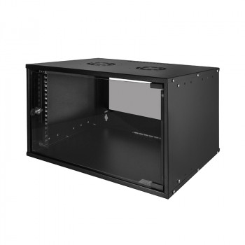 LogiLink 19 inch sienas skapis ECO 6U melns (W06C55B)
