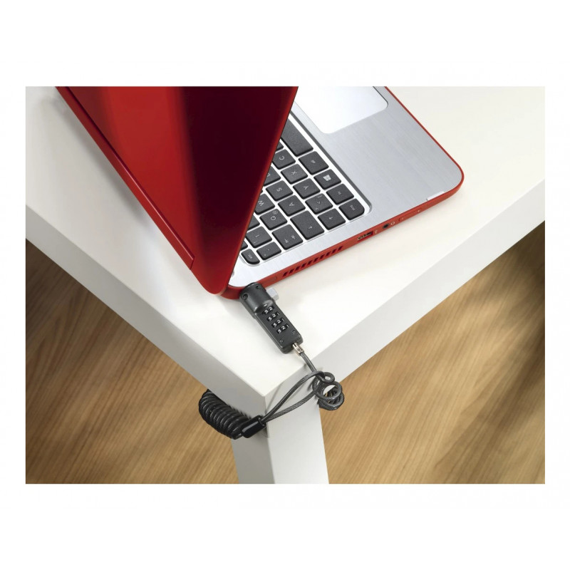 Hama 4 ciparu kombinācijas klēpjdatora slēdzene Netbook datoriem, antracīta (00054106)